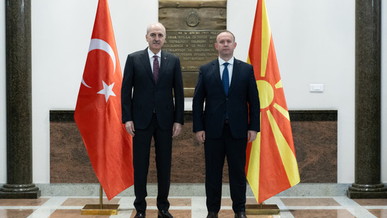 TBMM Başkanı Kurtulmuş, Kuzey Makedonya Meclis Başkanı Gaşi İle Ortak Basın Toplantısı Düzenledi - Resim: 5