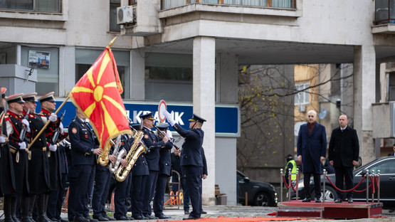 TBMM Başkanı Kurtulmuş, Kuzey Makedonya'da Mevkidaşı Gaşi Tarafından Resmi Törenle Karşılandı - Resim: 4