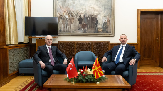 TBMM Başkanı Kurtulmuş, Kuzey Makedonya Meclis Başkanı Gaşi İle Ortak Basın Toplantısı Düzenledi - Resim: 6