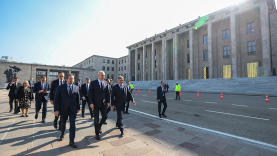 TBMM Başkanı Kurtulmuş İle Bosna Hersek Temsilciler Meclisi Başkanı Zvizdic Ortak Basın Toplantısı Düzenledi - Resim: 6