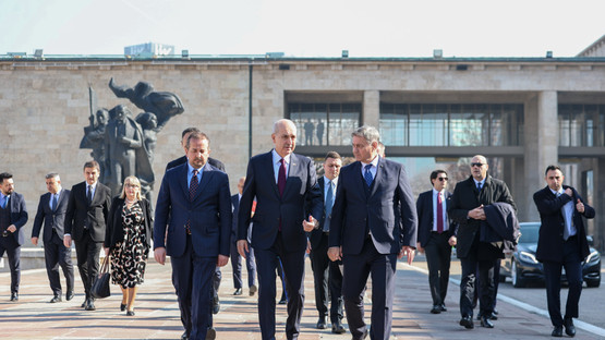 TBMM Başkanı Kurtulmuş İle Bosna Hersek Temsilciler Meclisi Başkanı Zvizdic Ortak Basın Toplantısı Düzenledi - Resim: 7