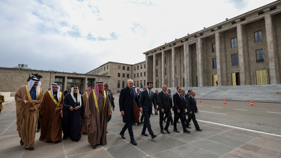 TBMM Başkanı Kurtulmuş İle Bahreyn Temsilciler Meclisi Başkanı Al Musalam Basın Toplantısı Düzenledi - Resim: 8