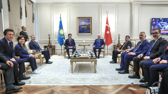 TBMM Başkanı Kurtulmuş, İstanbul’da Kazakistan Parlamentosu Meclis Başkanı Koşanov İle Görüştü - Resim: 4