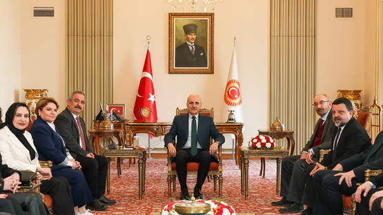 TBMM Başkanı Kurtulmuş, Türkiye Basın Federasyonu Heyetini Kabul Etti - Resim: 2