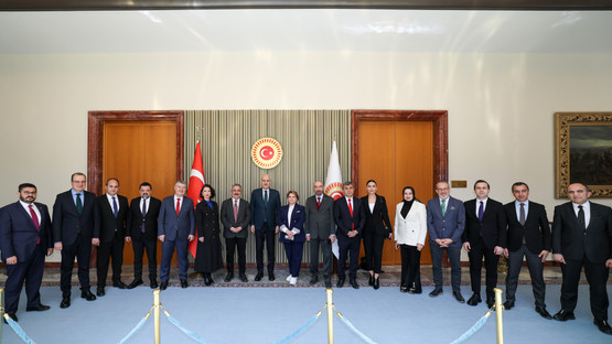 TBMM Başkanı Kurtulmuş, Türkiye Basın Federasyonu Heyetini Kabul Etti - Resim: 3