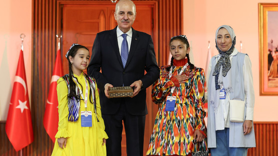 TBMM Başkanı Kurtulmuş, Dünya Çocuklarını Kabul Etti - Resim: 7