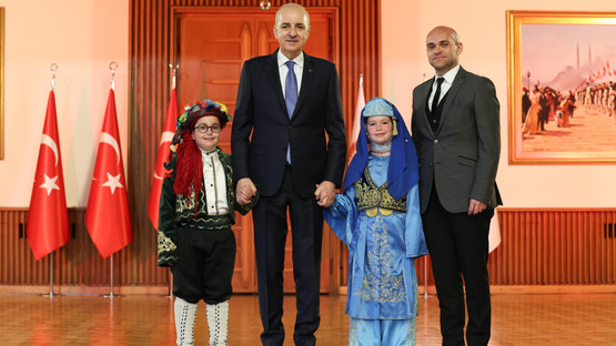 TBMM Başkanı Kurtulmuş, Dünya Çocuklarını Kabul Etti - Resim: 25