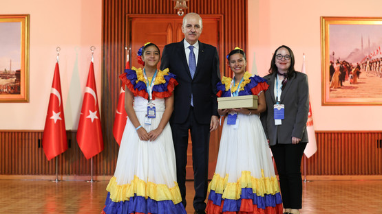 TBMM Başkanı Kurtulmuş, Dünya Çocuklarını Kabul Etti - Resim: 27