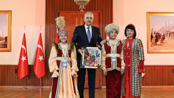 TBMM Başkanı Kurtulmuş, Dünya Çocuklarını Kabul Etti - Resim: 32