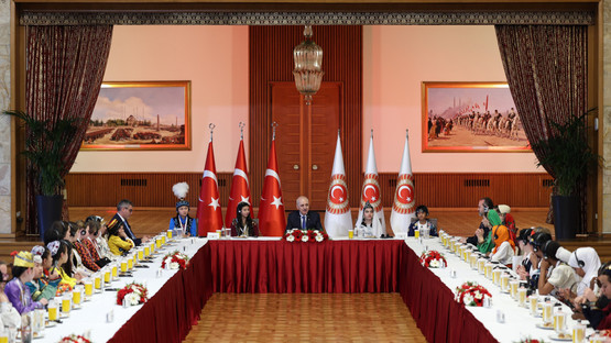 TBMM Başkanı Kurtulmuş, Dünya Çocuklarını Kabul Etti - Resim: 40