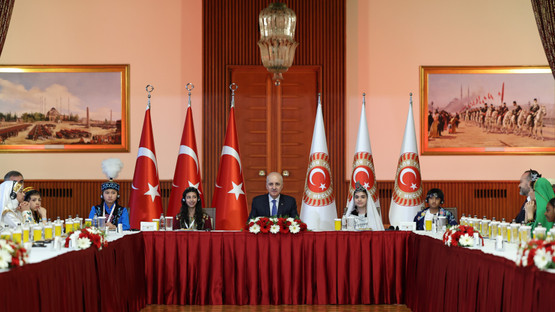 TBMM Başkanı Kurtulmuş, Dünya Çocuklarını Kabul Etti - Resim: 42