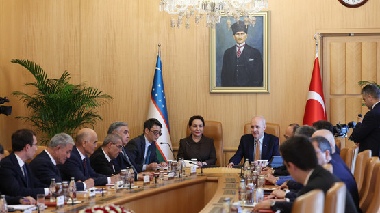 TBMM Başkanı Kurtulmuş, Meclis’te Özbekistan Ali Meclisi Senato Başkanı Narbayeva İle Görüştü - Resim: 12