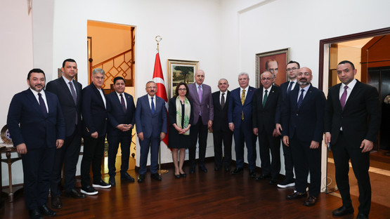 TBMM Başkanı Kurtulmuş, Türkiye'nin Bişkek Büyükelçiliğini Ziyaret Etti - Resim: 2