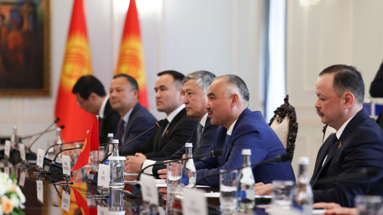 TBMM Başkanı Kurtulmuş, Kırgızistan Parlamento Başkanı Uulu ile görüştü - Resim: 6