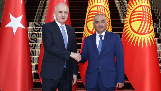 TBMM Başkanı Kurtulmuş, Kırgızistan Parlamento Başkanı Uulu ile görüştü - Resim: 9