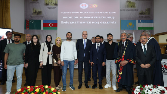 TBMM Başkanı Numan Kurtulmuş, Kırgızistan-Türkiye Manas Üniversitesi’ni Ziyaret Etti - Resim: 13