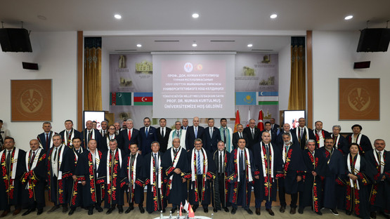 TBMM Başkanı Numan Kurtulmuş, Kırgızistan-Türkiye Manas Üniversitesi’ni Ziyaret Etti - Resim: 16