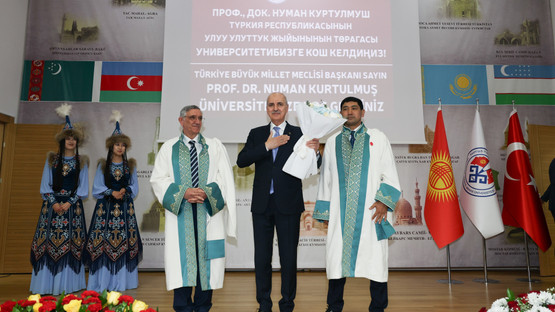 TBMM Başkanı Numan Kurtulmuş, Kırgızistan-Türkiye Manas Üniversitesi’ni Ziyaret Etti - Resim: 17