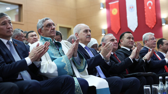 TBMM Başkanı Numan Kurtulmuş, Kırgızistan-Türkiye Manas Üniversitesi’ni Ziyaret Etti - Resim: 29