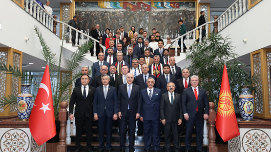 TBMM Başkanı Numan Kurtulmuş, Kırgızistan-Türkiye Manas Üniversitesi’ni Ziyaret Etti - Resim: 31