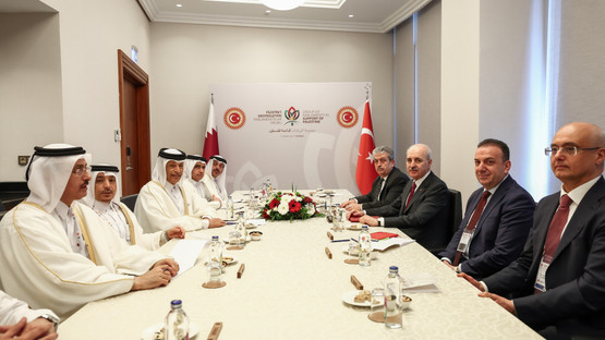 TBMM Başkanı Kurtulmuş, İstanbul’da Katar Şura Meclisi Başkanı Ghanim İle Görüştü - Resim: 2