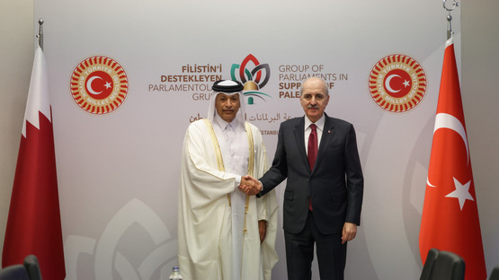 TBMM Başkanı Kurtulmuş, İstanbul’da Katar Şura Meclisi Başkanı Ghanim İle Görüştü - Resim: 4