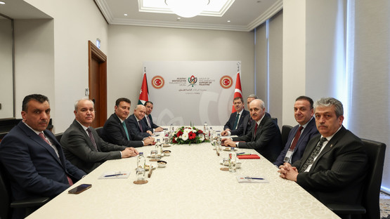 TBMM Başkanı Kurtulmuş, İstanbul’da Ürdün Temsilciler Meclisi Başkanı Safadi İle Görüştü - Resim: 3