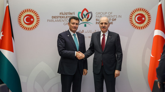 TBMM Başkanı Kurtulmuş, İstanbul’da Ürdün Temsilciler Meclisi Başkanı Safadi İle Görüştü - Resim: 4