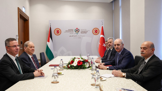 TBMM Başkanı Kurtulmuş, İstanbul’da Filistin Ulusal Konseyi Başkanı Fattouh İle Görüştü - Resim: 2