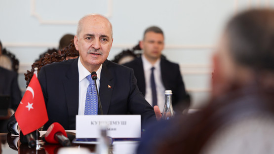 Kırgızistan Jogorku Keneş Başkanı Nurlanbek Turgunbek Uulu ile G&ouml;r&uuml;şme