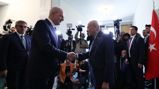 TBMM Başkanı Kurtulmuş, MHP Genel Başkanı Bahçeli'yi Ziyaret Etti - Resim: 2