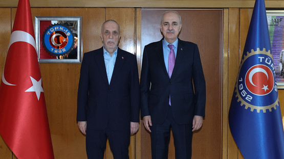 TBMM BAŞKANI KURTULMUŞ, TÜRK-İŞ’İ ZİYARET ETTİ - Resim: 3