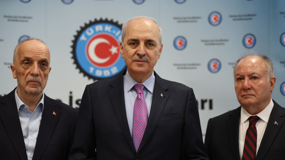 TBMM BAŞKANI KURTULMUŞ, TÜRK-İŞ’İ ZİYARET ETTİ - Resim: 4