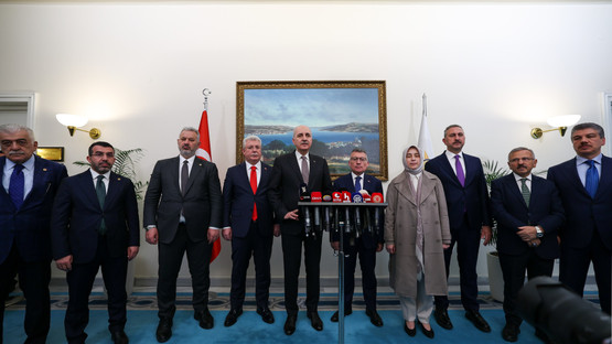 TBMM BAŞKANI KURTULMUŞ, AK PARTİ GRUP BAŞKANI GÜLER’İ ZİYARET ETTİ - Resim: 2