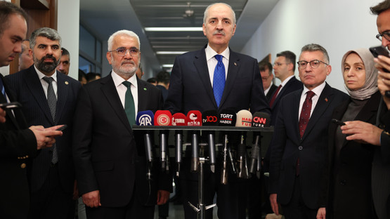 TBMM Başkanı Kurtulmuş, Hüda Par Genel Başkanı Yapıcıoğlu’nu Ziyaret Etti - Resim: 2