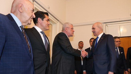 TBMM BAŞKANI KURTULMUŞ, İYİ PARTİ GENEL BAŞKANI DERVİŞOĞLU’NU ZİYARET ETTİ - Resim: 3