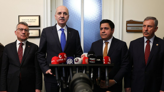 TBMM BAŞKANI KURTULMUŞ, YENİ YOL PARTİSİ TBMM GRUBU’NU ZİYARET ETTİ - Resim: 3