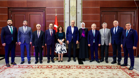 TBMM BAŞKANI KURTULMUŞ, KAZAKİSTAN’DA TÜRKİYE BÜYÜKELÇİLİĞİNİ ZİYARET ETTİ - Resim: 1