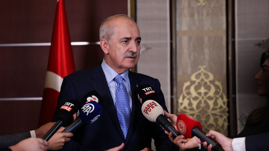 TBMM BAŞKANI KURTULMUŞ, KAZAKİSTAN’DA GAZETECİLERİN SORULARINI YANITLADI - Resim: 6