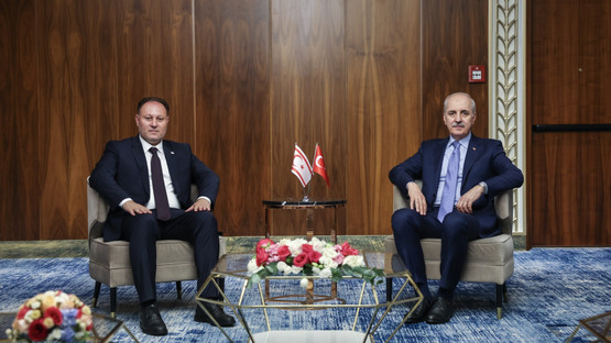 TBMM BAŞKANI KURTULMUŞ, KKTC CUMHURİYET MECLİSİ BAŞKANI ÖZTÜRKLER İLE GÖRÜŞTÜ - Resim: 2