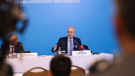 TBMM BAŞKANI KURTULMUŞ, TÜRKPA 14’ÜNCÜ GENEL KURULU’NUN ARDINDAN DÜZENLENEN ORTAK BASIN TOPLANTISINDA KONUŞTU - Resim: 3