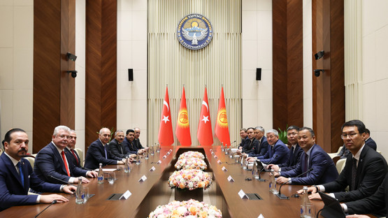 Kırgızistan Başbakanı Adılbek Kasımaliyev ile G&ouml;r&uuml;şme