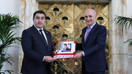 TBMM Başkanı Kurtulmuş, Gürcistan Parlamentosu Başkanı Papuashvili İle Ortak Basın Toplantısı Düzenledi - Resim: 15