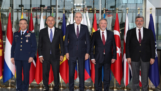 TBMM Başkanı Kurtulmuş, Türkiye'nin Nato Daimi Temsilciliğini Ziyaret Etti - Resim: 1