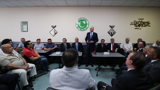 TBMM Başkanı Kurtulmuş, Belçika Diyanet Vakfı’nı Ziyaret Etti - Resim: 2