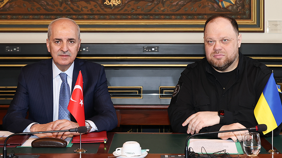 TBMM Başkanı Kurtulmuş, Brüksel’de Ukrayna Meclis Başkanı Stefanchuk İle Görüştü - Resim: 1