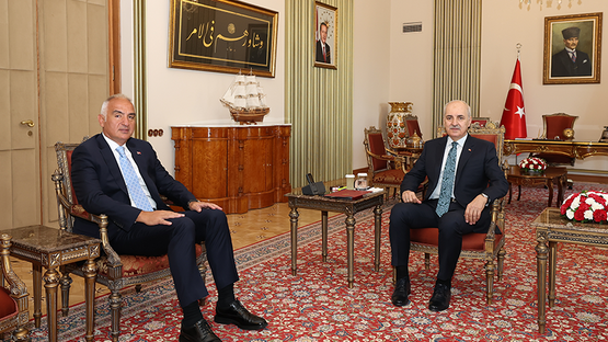 TBMM Başkanı Kurtulmuş, Kültür Ve Turizm Bakanı Ersoy’u Kabul Etti - Resim: 1