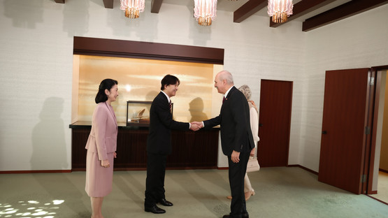Japonya Veliaht Prensi Akishino İle G&ouml;r&uuml;şme