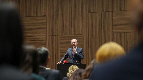Ortadoğu'da Barış Perspektifi Ve T&uuml;rkiye Başlıklı Konferansta Katılımcılara Hitap