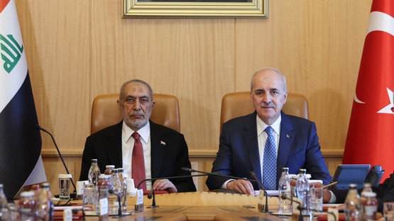 TBMM Başkanı Kurtulmuş, Irak Temsilciler Meclisi Başkanı Meşhedani İle Ortak Basın Toplantısı Düzenledi - Resim: 6